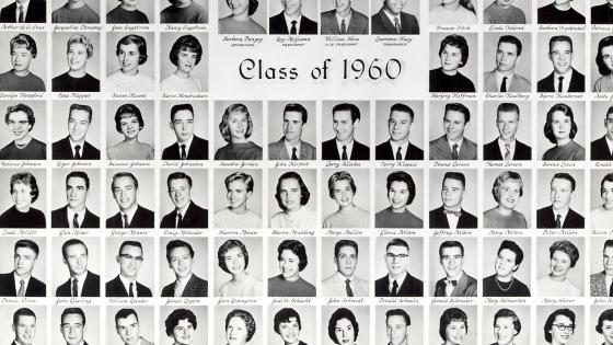 School yearbook from 1960