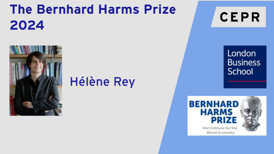 Kiel Institute Bernhard Harms Prize 2024 Awarded to Hélène Rey